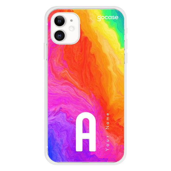 Initial Rainbow Phone Case
