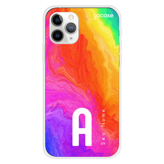 Capinha para celular Inicial Arco-Íris