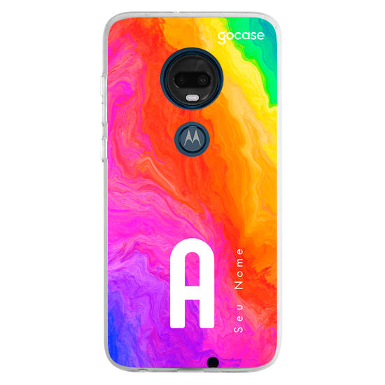 Capinha para celular Inicial Arco-Íris