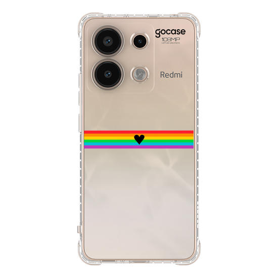 Capinha para celular Coração LGBT