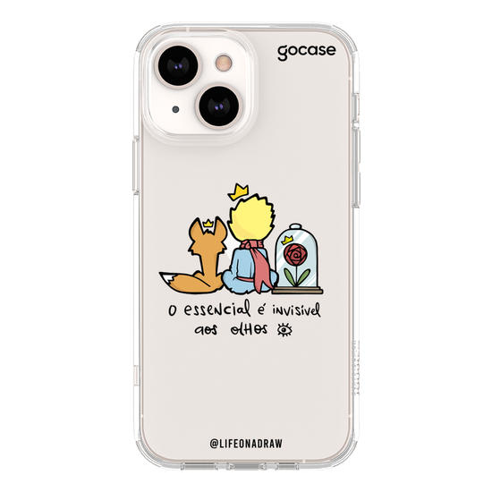 Capinha para celular O Essencial é Invisível aos Olhos