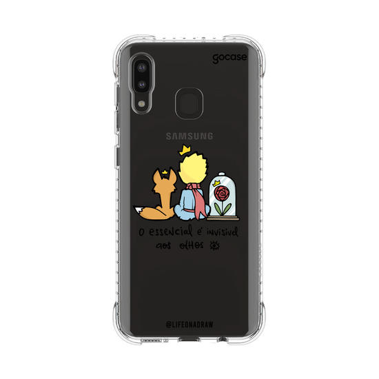 Capinha para celular O Essencial é Invisível aos Olhos