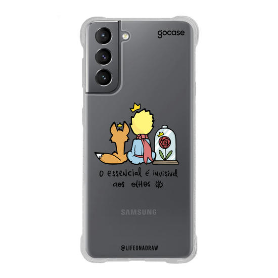Capinha para celular O Essencial é Invisível aos Olhos