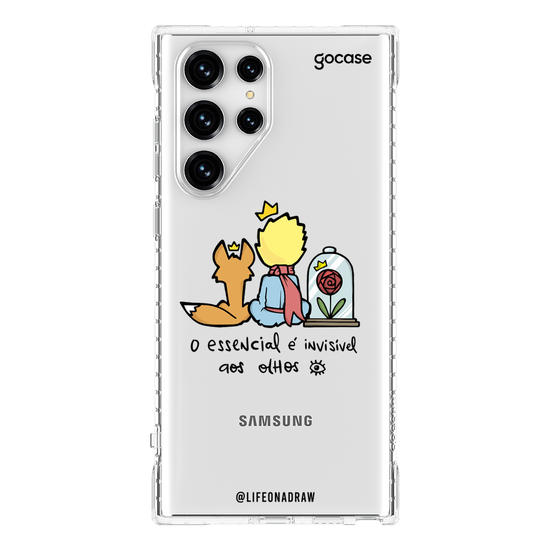 Capinha para celular O Essencial é Invisível aos Olhos