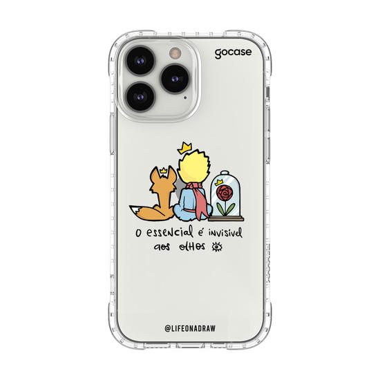 Capinha para celular O Essencial é Invisível aos Olhos