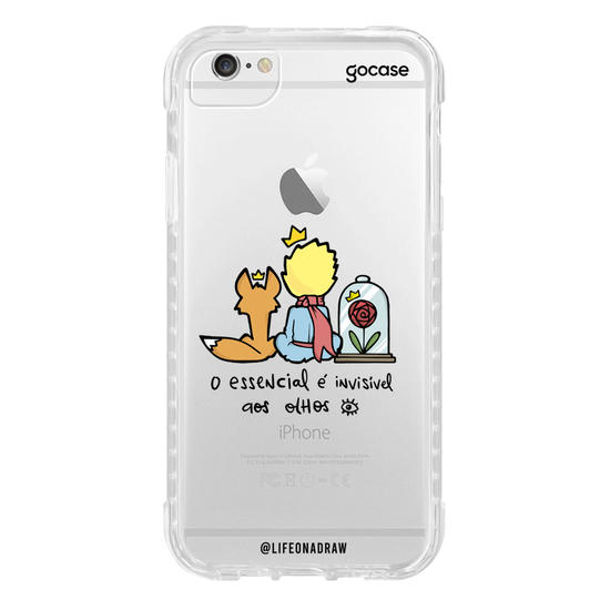 Capinha para celular O Essencial é Invisível aos Olhos