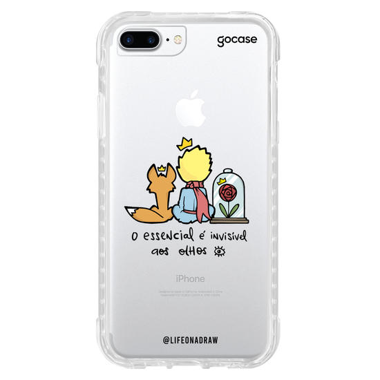 Capinha para celular O Essencial é Invisível aos Olhos