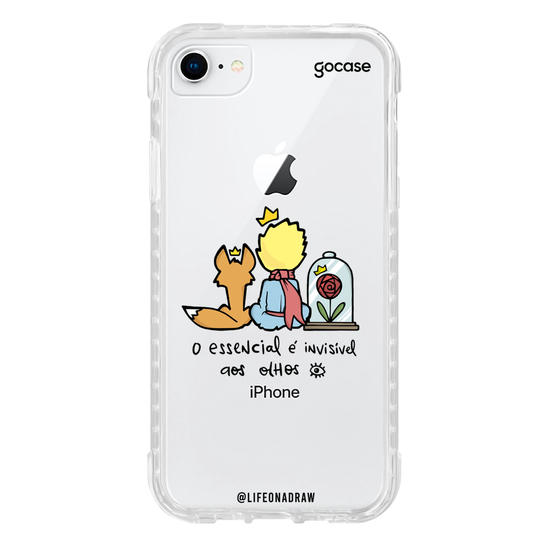 Capinha para celular O Essencial é Invisível aos Olhos