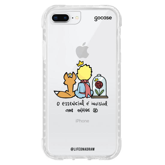 Capinha para celular O Essencial é Invisível aos Olhos