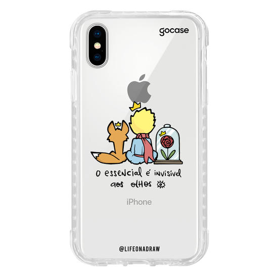 Capinha para celular O Essencial é Invisível aos Olhos