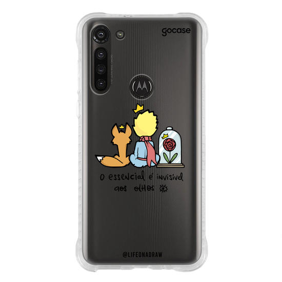 Capinha para celular O Essencial é Invisível aos Olhos
