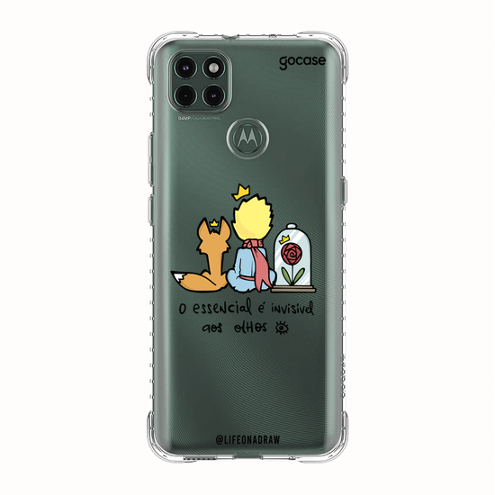 Capinha para celular O Essencial é Invisível aos Olhos