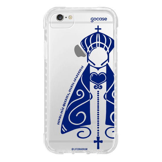 Capinha para celular Life on a Draw - Aparecida Mãe Querida