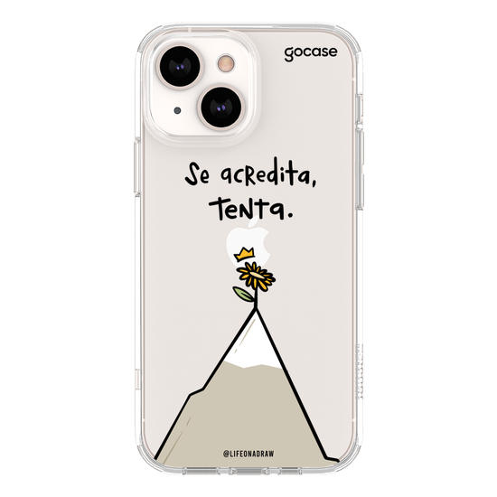 Capinha para celular  Se Acredita Tenta