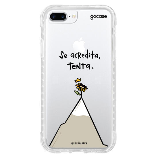 Capinha para celular  Se Acredita Tenta