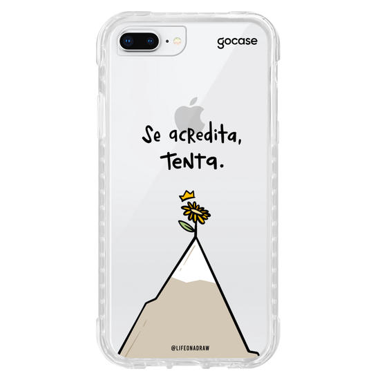 Capinha para celular  Se Acredita Tenta