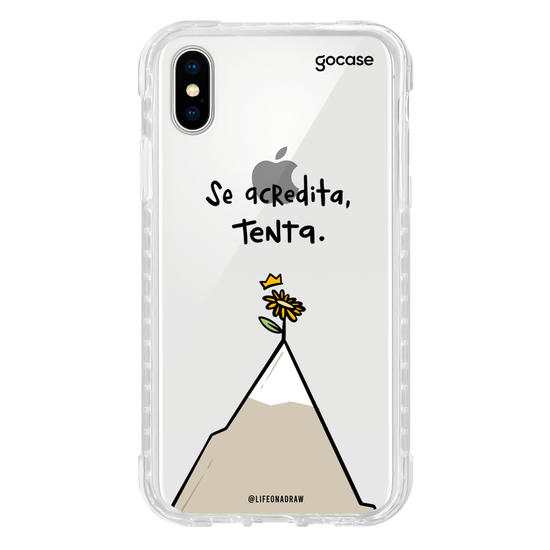 Capinha para celular  Se Acredita Tenta