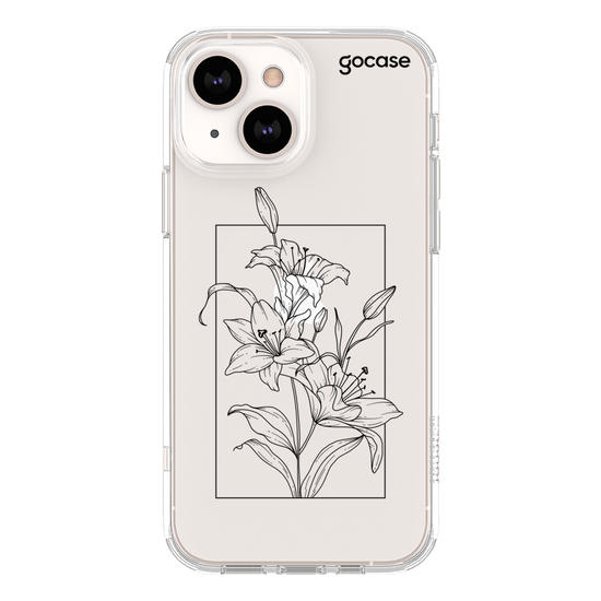 Lily Lineart Phone Case