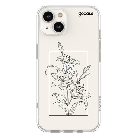 Capinha Para Celular -  Lírios Linhas