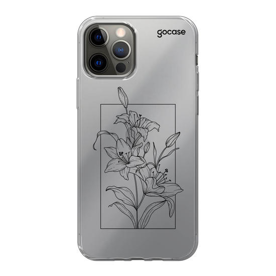Lily Lineart Phone Case