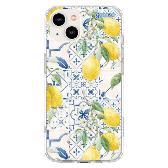 Capinha para celular  Limões e Azulejos