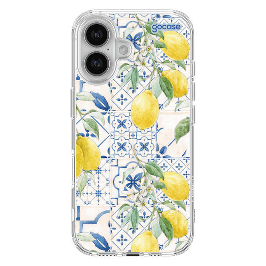 Capinha para celular  Limões e Azulejos