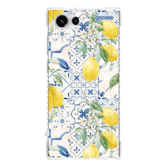 Capinha para celular  Limões e Azulejos