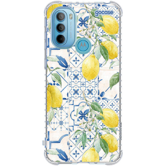 Capinha para celular  Limões e Azulejos