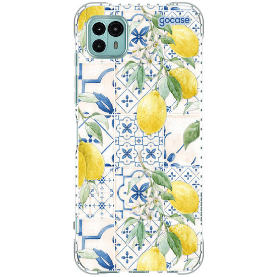 Capinha para celular  Limões e Azulejos