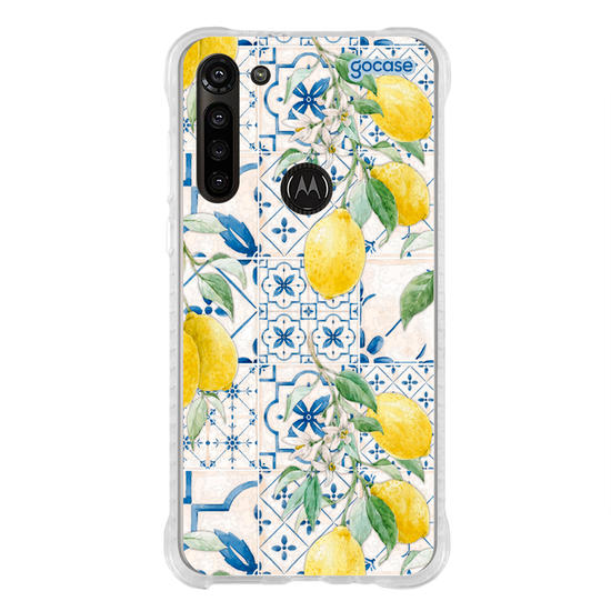 Capinha para celular  Limões e Azulejos