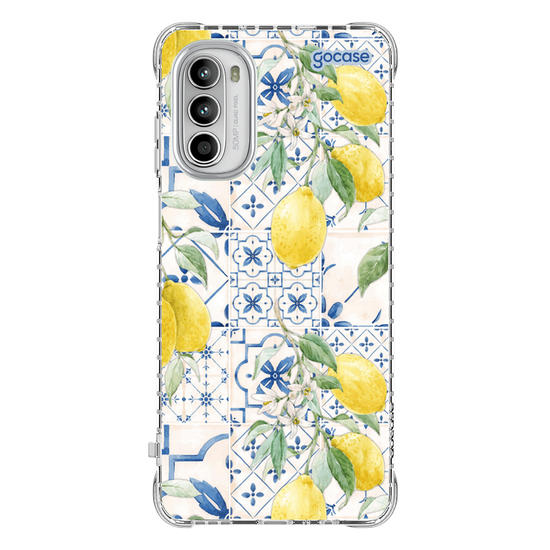 Capinha para celular  Limões e Azulejos