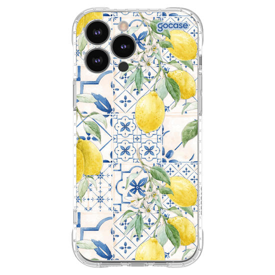 Capinha para celular  Limões e Azulejos