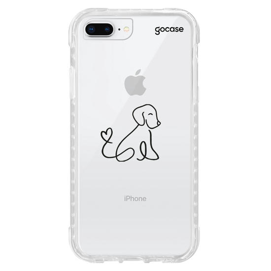 Capinha para celular  Line Art Pet