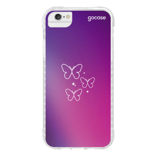 Capinha para celular Capinha Para Celular -  Borboletas Arte Linhas