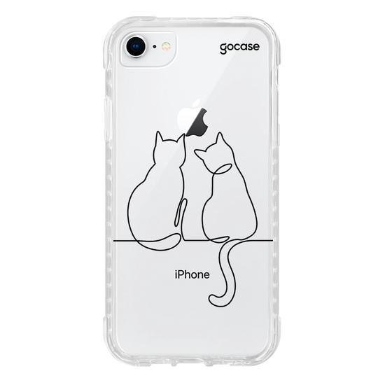 Capinha para celular  Lineart Cats