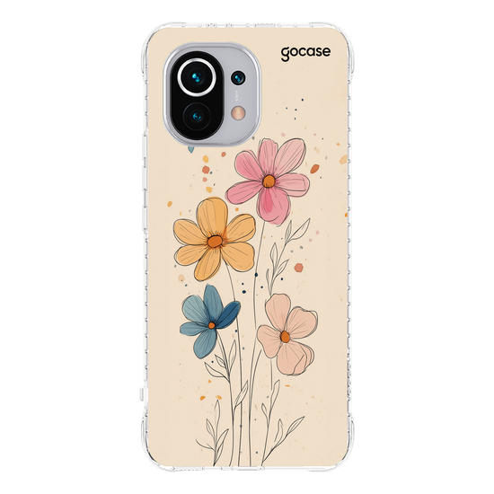  Lineart Watercolor Flowers