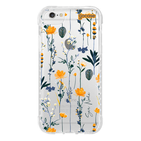 Capinha para celular Linha de Flores