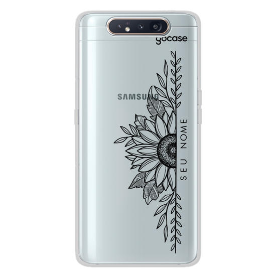 Capinha para celular Linhas e Flores
