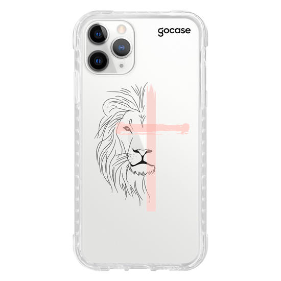 Capinha para celular  Lion Pink Watercolor