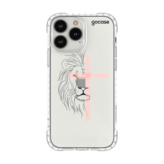 Capinha para celular  Lion Pink Watercolor