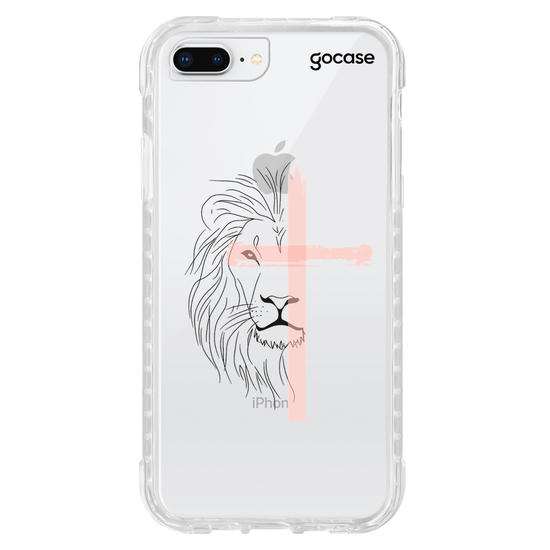 Capinha para celular  Lion Pink Watercolor