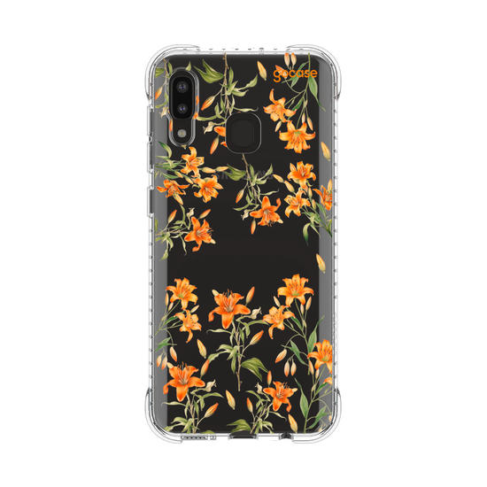 Capinha para celular  Lírios alaranjados
