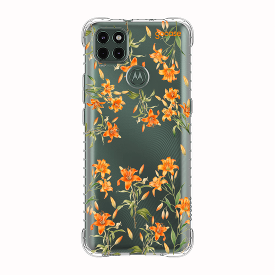 Capinha para celular  Lírios alaranjados