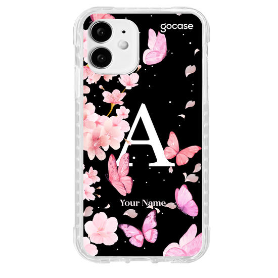 Funda Móvil con Iniciales Personalizada - Floral