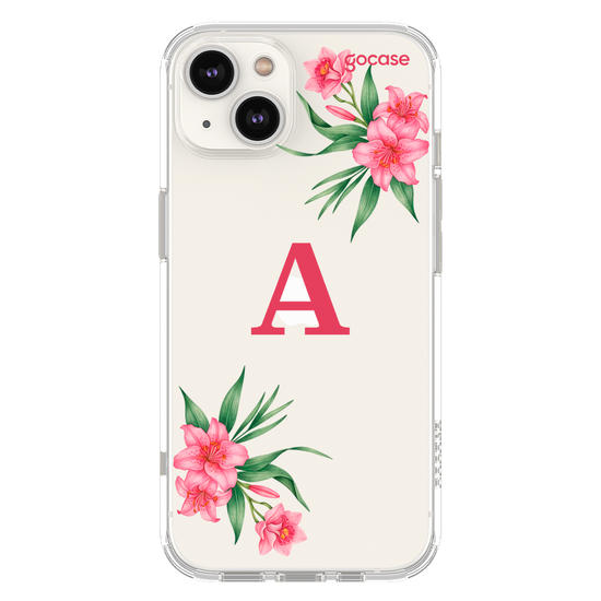 Capinha para celular  Lírios Rosa Botânicos
