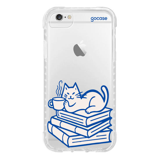 Capinha para celular  Literary Cat