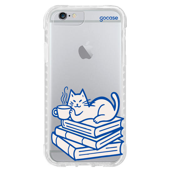 Capinha para celular  Literary Cat