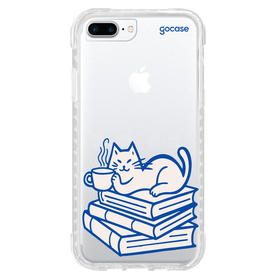 Capinha para celular  Literary Cat