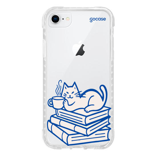 Capinha para celular  Literary Cat