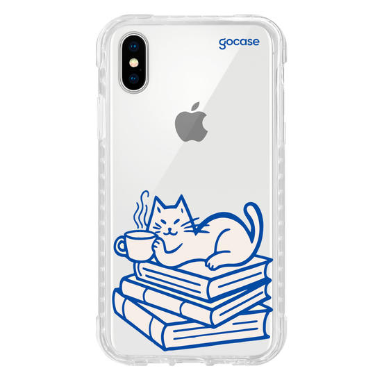 Capinha para celular  Literary Cat
